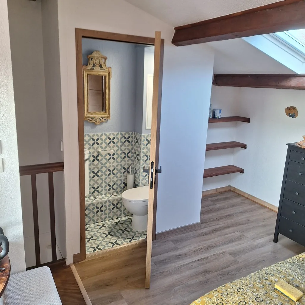 Rénovation salle de bain à Le Pradet — Création salle d'eau sous combles, photo 1