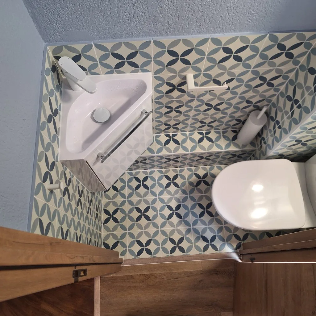 Rénovation salle de bain à Le Pradet — Création salle d'eau sous combles, photo 3